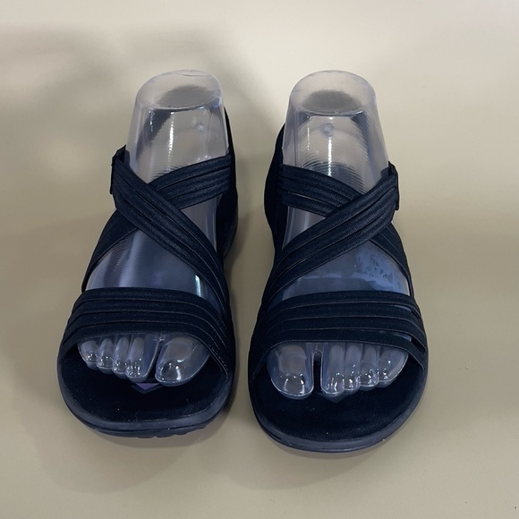 ** NWT Skechers Black Reggae Slim-Sunnyside 2.0 Sandals Sz 6 - Picture 11 of 17